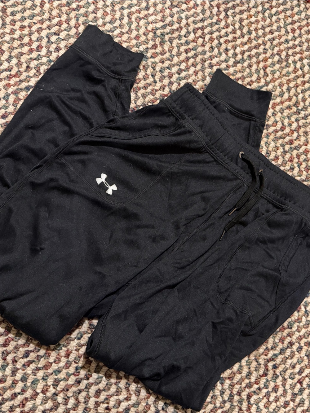 Under Armour Black Jogger Sweatpants with Logo